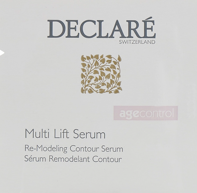 Declare Сыворотка с лифтинг-эффектом Age Control Multi Lift Serum (пробник) - фото N1