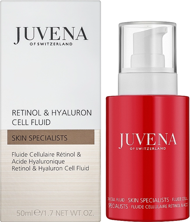 Juvena Флюид с ретинолом и гиалуроновой кислотой Skin Specialists Retinol & Hyaluron Cell Fluid - фото N2