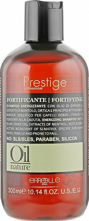 Erreelle Italia Регенерирующий шампунь против выпадения волос Prestige Oil Nature Fortyfing Shampoo - фото N1