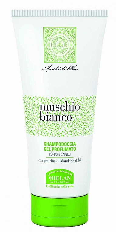Helan Ароматизированный гель-шампунь для тела и волос Muschio Bianco Scented Shampoo Shower Gel - фото N1