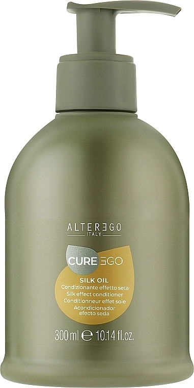 Alter Ego Кондиціонер для неслухняного та в'юнкого волосся CureEgo Silk Oil Silk Effect Conditioner - фото N1