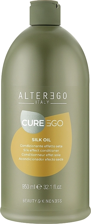 Alter Ego Кондиціонер для неслухняного та в'юнкого волосся CureEgo Silk Oil Silk Effect Conditioner - фото N2