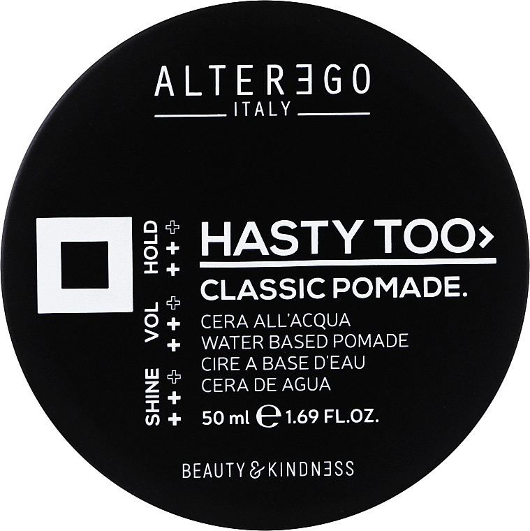 Alter Ego Помада для волосся на водній основі Hasty Too Classic Pomade - фото N1