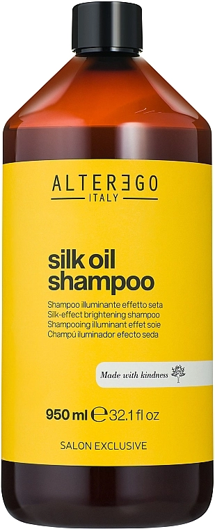 Alter Ego Шампунь для неслухняного і в'юнкого волосся Silk Oil Shampoo - фото N3