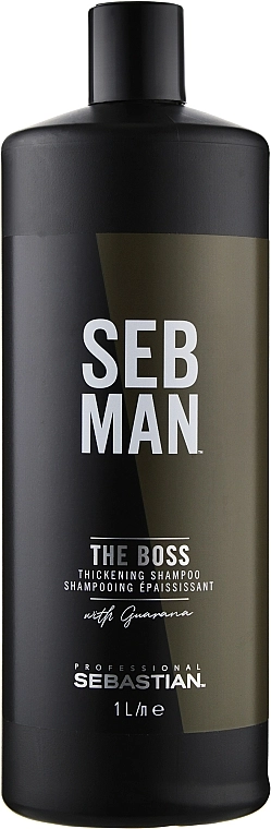 Sebastian Professional Шампунь для об'єму тонкого волосся Seb Man The Boss Thickening Shampoo - фото N1