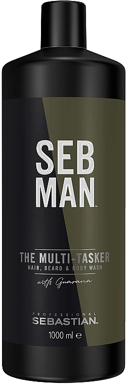 Sebastian Professional Шампунь "3 в 1" для волосся, бороди й тіла Seb Man The Multi-Tasker - фото N5