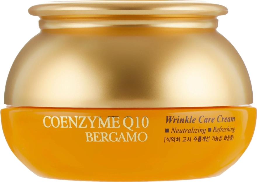 Bergamo Регенерувальний крем від зморшок із коензимом і гіалуроновою кислотою Coenzyme Q10 Wrinkle Care Cream - фото N2
