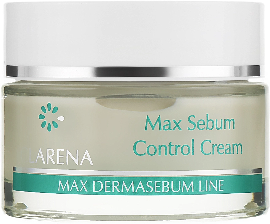 Clarena Крем, нормалізує виділення шкірного сала, з комплексом Sytenol® A Bio Dermasebum Line Max Sebum Control Cream - фото N1