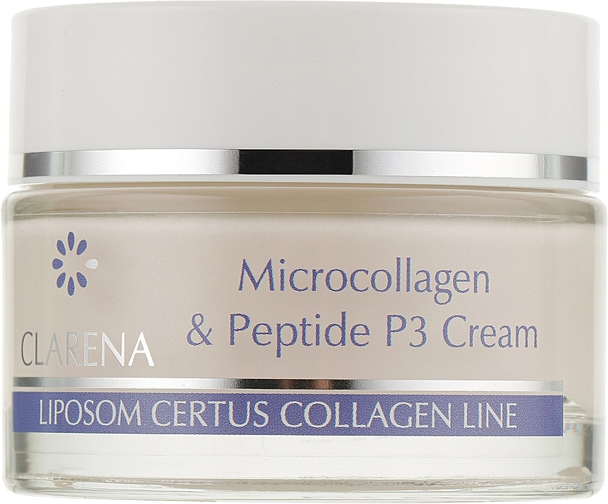 Clarena Крем з мікроколагеном і біоміметичним пептидом Microcollagen & Peptide P3 Cream - фото N1