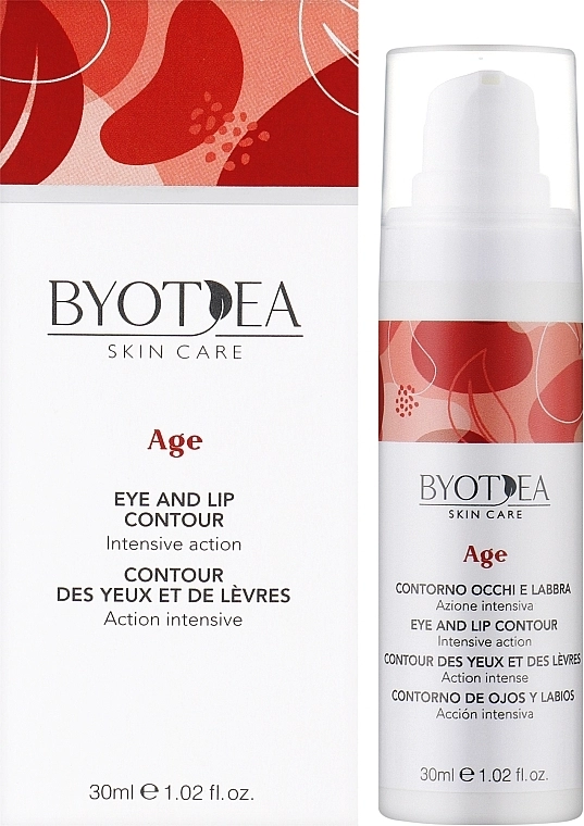 Byothea Крем для контура глаз и губ с гиалуроновой кислотой Age Intensive Action Eye & Lip Contour Cream - фото N2