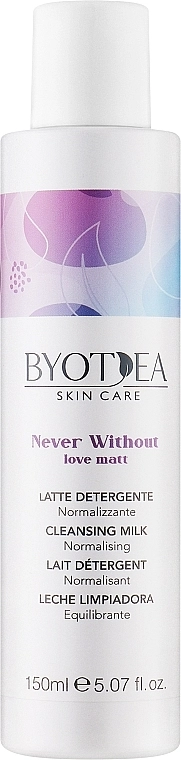 Byothea Нормализующее молочко для лица Never Without Love Matt Normalising Cleansing Milk - фото N1