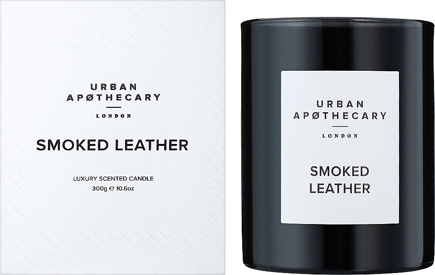 Urban Apothecary Smoked Leather Candle Свеча ароматическая - фото N2