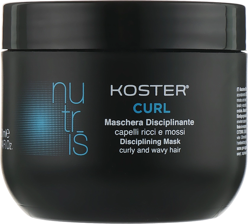 Koster Маска для кучерявого й хвилястого волосся Nutris Curl Disciplining Mask - фото N1
