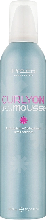Pro. Co Мус для фіксації в'юнкого волосся CurlyON Pro Mousse - фото N1