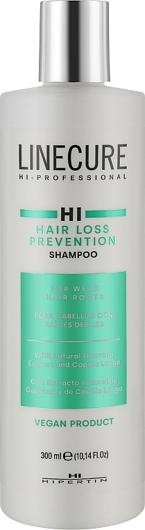 Hipertin Шампунь против выпадения волос Linecure Vegan Loss Prevention Shampoo - фото N1