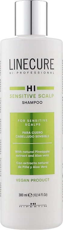 Hipertin Шампунь для чутливої шкіри голови Linecure Vegan Sensitive Scalp Shampoo - фото N1