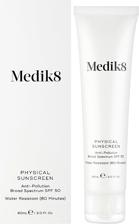 Medik8 Сонцезахисний крем Physical Sunscreen SPF 50 - фото N2