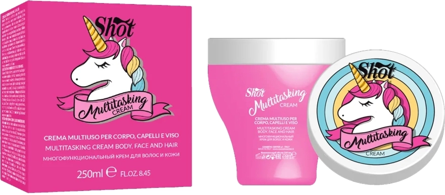 Shot Багатофункціональний крем для обличчя, волосся й тіла Multitasking Cream Body Face And Hair - фото N1