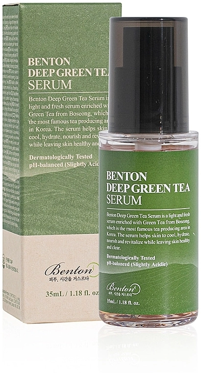 Серум з екстрактом зеленого чаю - Benton Deep Green Tea Serum, 30 мл - фото N1