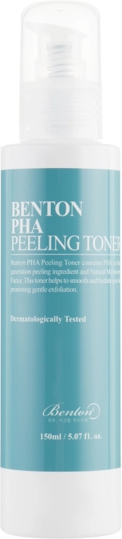 Benton Тонер-ексфоліант із лактобіоновою кислотою PHA Peeling Toner - фото N2