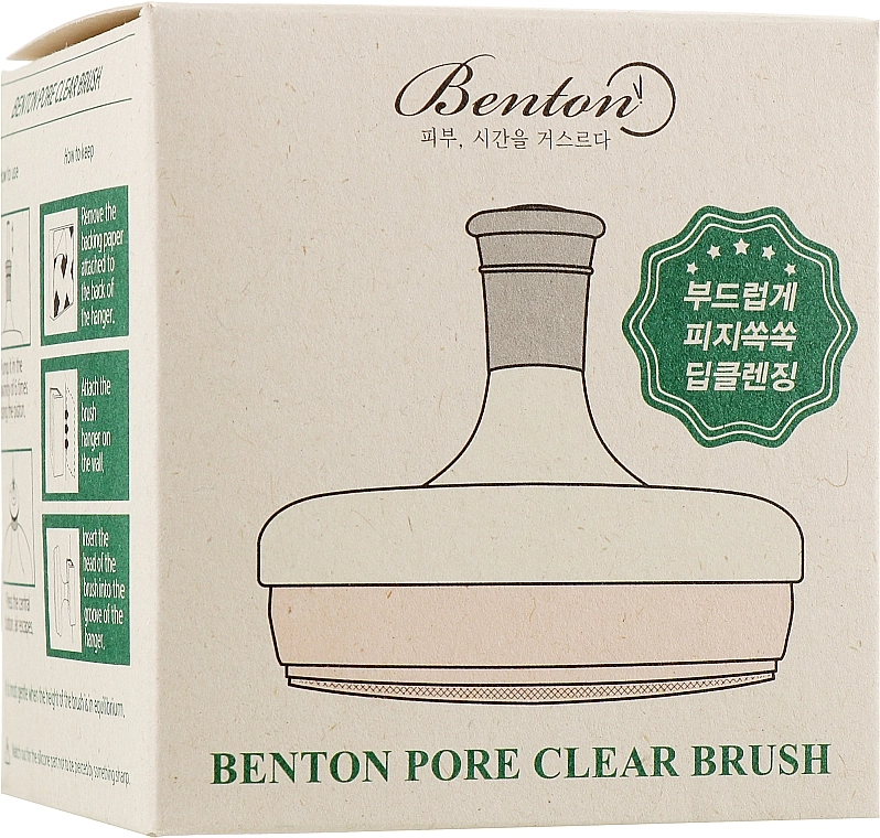 Benton Силиконовая щеточка для глубокого очищения лица Pore Clear Brush - фото N4