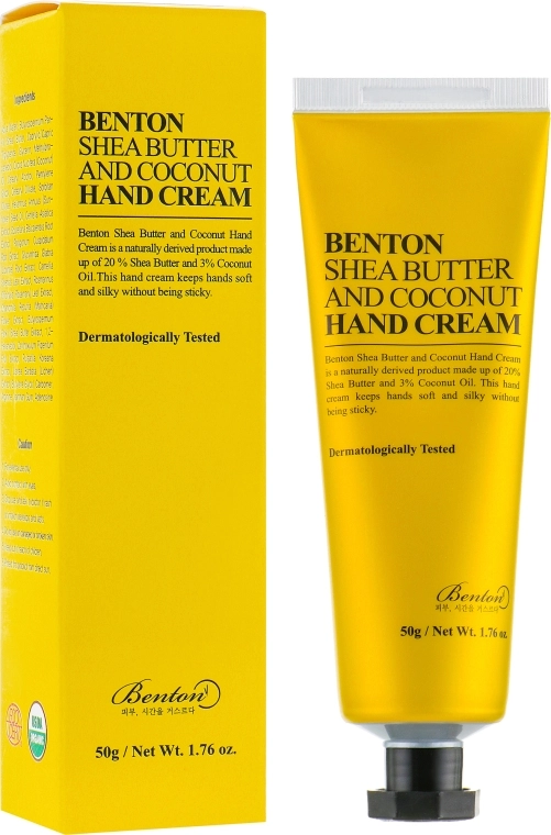 Benton Крем для рук з маслом ши та кокосом Shea Butter and Coconut Hand Cream - фото N1