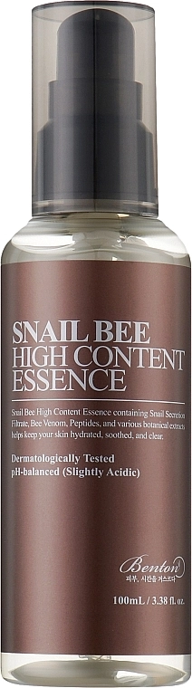Benton Есенція з високим вмістом муцину равлика та бджолиним ядом Snail Bee High Content Essence - фото N3
