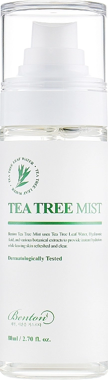 Benton Спрей для обличчя з екстрактом чайного дерева Tea Tree Mist - фото N2