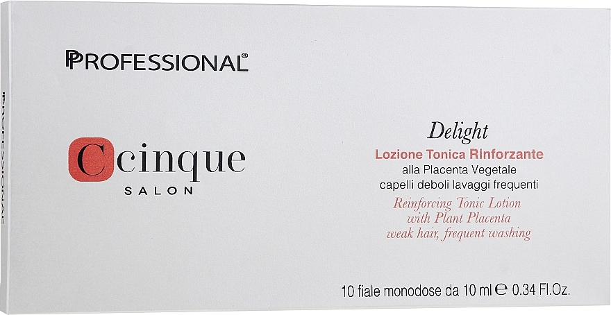 Professional Лосьйон тонізувальний для ослабленого волосся C Cinque Delight Reinforcing Tonic Lotion - фото N1