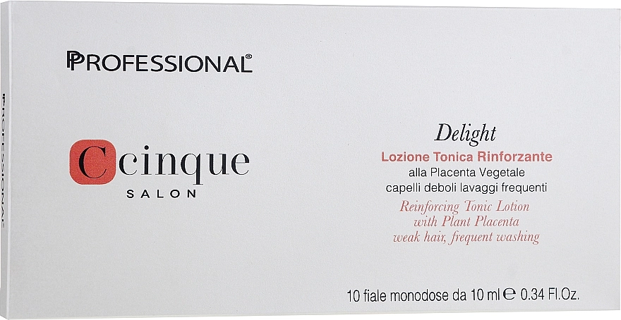 Professional Лосьон тонизирующий для ослабленных волос C Cinque Delight Reinforcing Tonic Lotion - фото N1