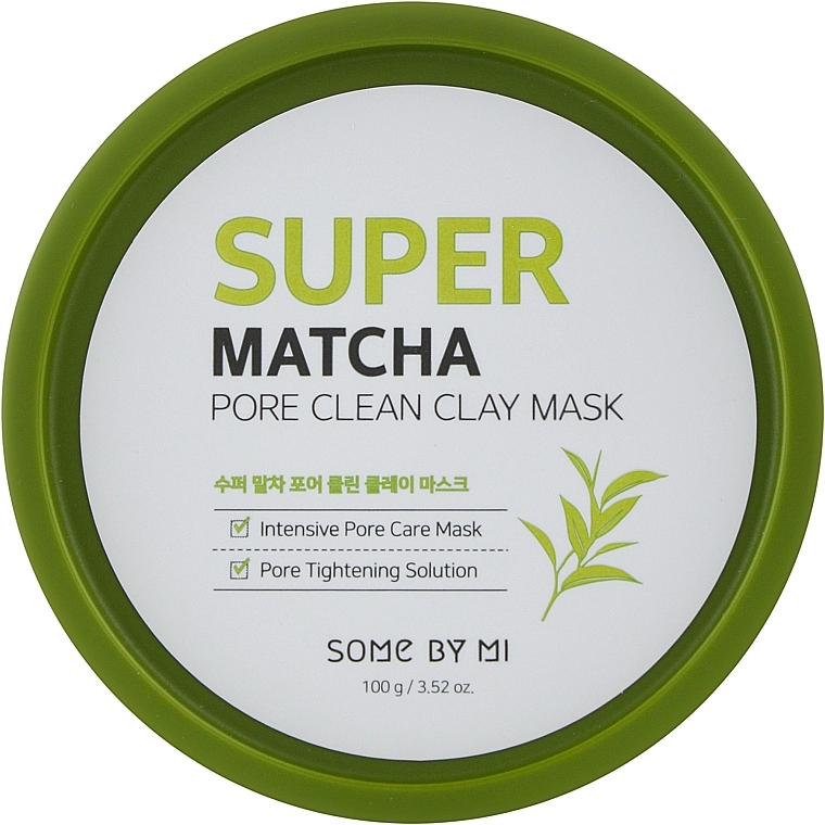 Some By Mi Очищувальна глиняна маска для обличчя Super Matcha Pore Clean Clay Mask - фото N1