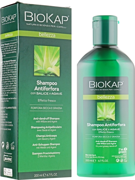 BiosLine Шампунь від лупи BioKap Anti-Dandruff Shampoo - фото N1