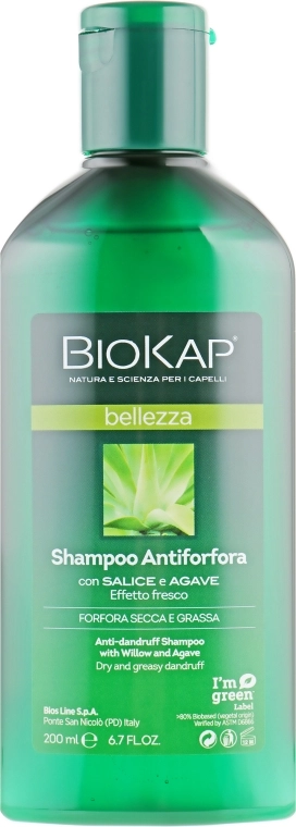BiosLine Шампунь від лупи BioKap Anti-Dandruff Shampoo - фото N2