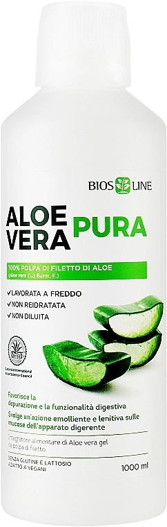 BiosLine Харчова добавка "Алое вера гель" Principium Aloe Vera Pura - фото N1