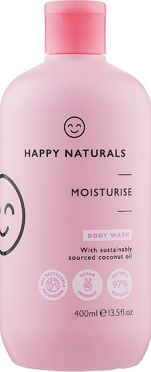 Happy Naturals Гель для душу «Зволоження» Moisturise Body Wash - фото N1