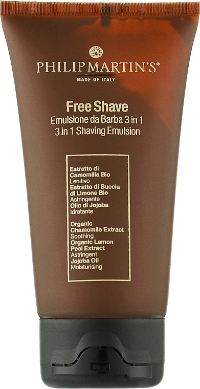 Philip Martin's Емульсія до, для та після гоління Philip Martins Free Shave 3 in 1 Shaving Emulsion - фото N1