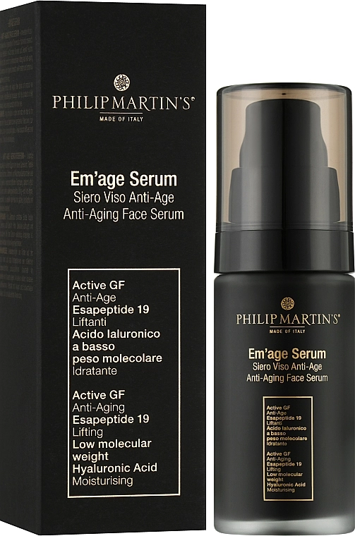 Philip Martin's Антивозрастная сыворотка для лица и декольте Em'age Serum Anti-Ageing - фото N2