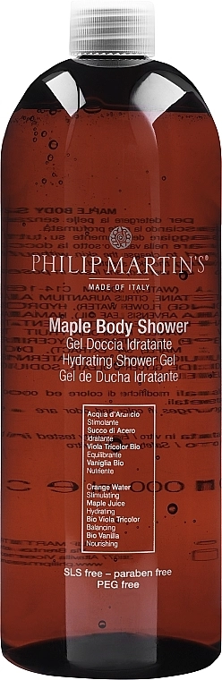 Philip Martin's Кленовый гель для душа Maple Body Hydrating Shower Gel - фото N3