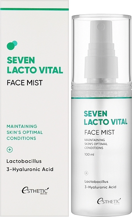 Мист для лица с лактобактериями - Esthetic House Seven Lacto Vital Face Mist, 100 мл - фото N2