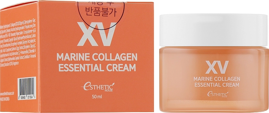 Интенсивно увлажняющий крем для лица с морским коллагеном - Esthetic House Marine Collagen Essential Cream, 50 мл - фото N2