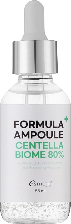 Сиворотка відновлююча з центелою для обличчя - Esthetic House Formula Ampoule Centella Biome 80%, 55 мл - фото N1