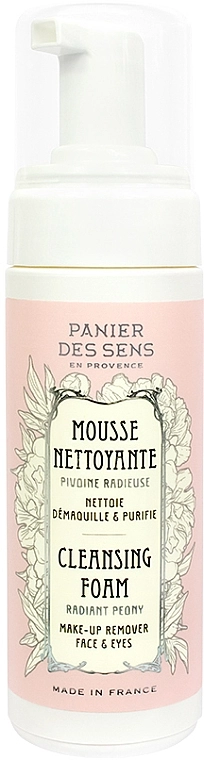 Пінка для очищення шкіри - Panier des Sens Radiant Peony Cleansing Foam, 150ml - фото N1