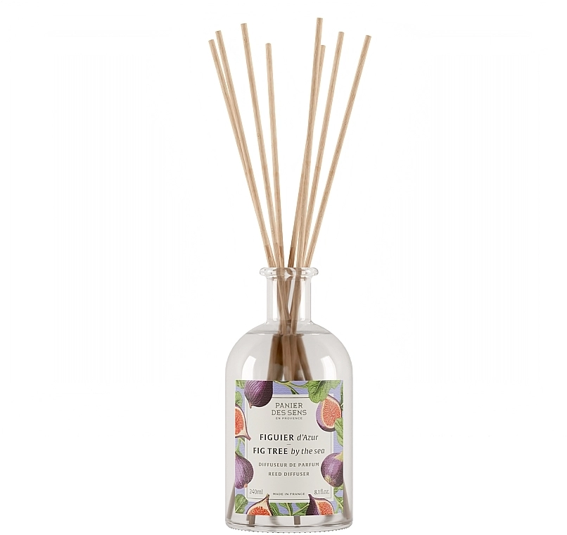 Диффузор ароматический "Инжирное дерево у моря" - Panier des Sens Fig Tree by The Sea Reed Diffuser, 240ml - фото N1