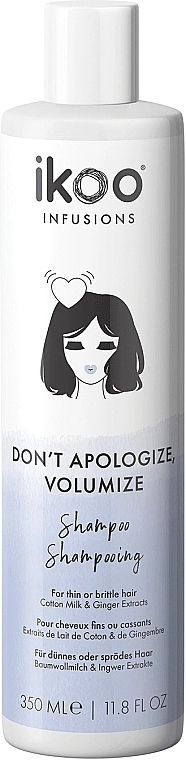 Ikoo Шампунь для об'єму волосся Infusions Don’t Apologize, Volumize Shampoo - фото N9