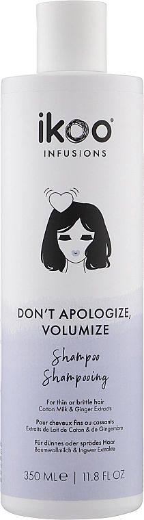 Ikoo Шампунь для объема волос Infusions Don’t Apologize, Volumize Shampoo - фото N10