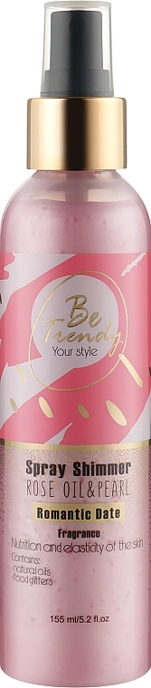 Be Trendy Спрей-шимер для тіла Spray Shimmer Romantic Date - фото N1