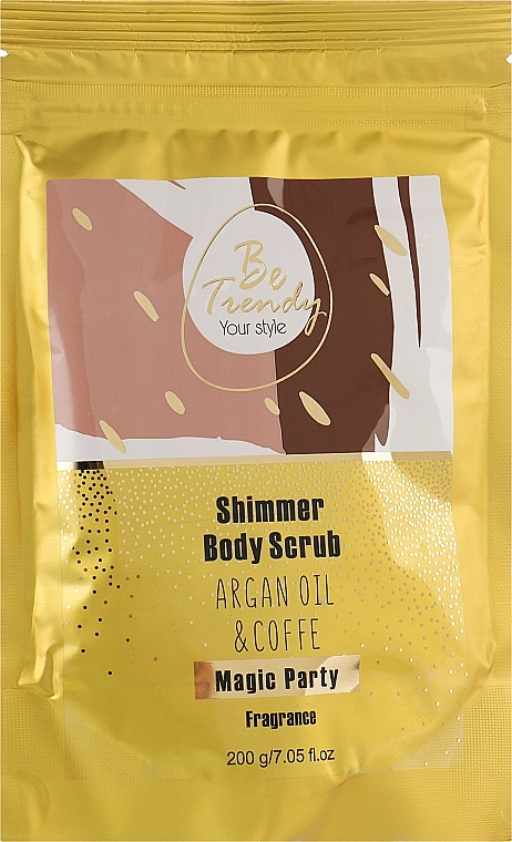 Be Trendy Шимер-скраб для тіла сухий Shimmer Body Scrub Magic Party - фото N1
