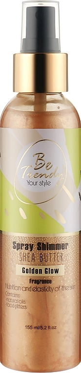 Be Trendy Спрей-шимер для тіла Spray Shimmer Golden Glow - фото N1