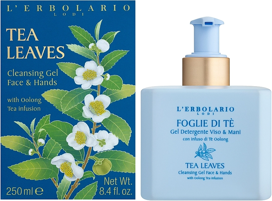 L’Erbolario Tea Leaves Cleansing Gel Face & Hands Гель для лица и рук - фото N2