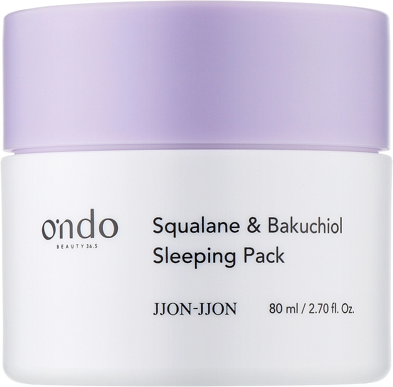 Ondo Beauty 36.5 Ночная маска для лица с бакучиолом и скваланом Squalane & Bakuchiol Sleeping Pack - фото N1